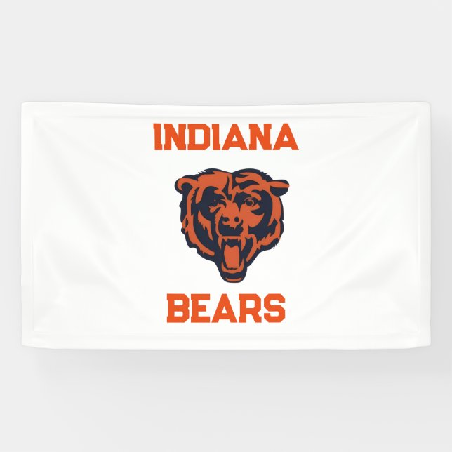 Indiana Bears Flag Banner (Horizontal)