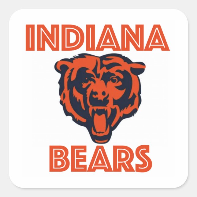 Indiana Bears Stickers (Front)