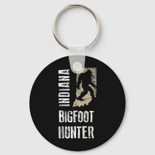 Indiana Bigfoot Hunter  Keychain