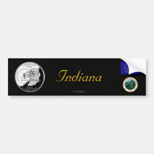 INDIANA BUMPER STICKER