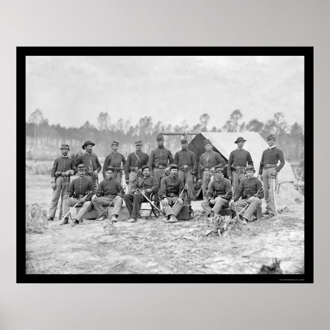 Indiana Cavalry in Petersburg, VA 1864 Poster (Front)