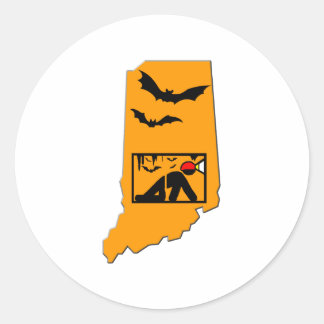 Indiana Caver Classic Round Sticker