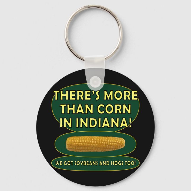Indiana Corn Keychain (Front)