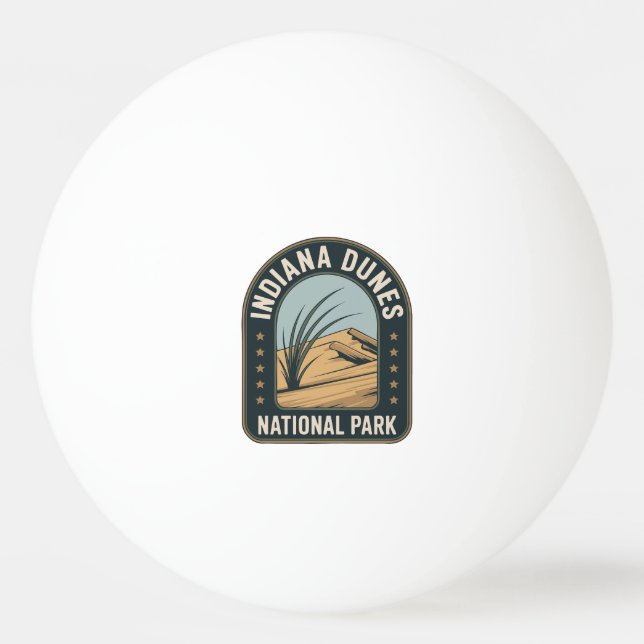 Indiana Dunes National Park Adventure Ping Pong Ball (Front)