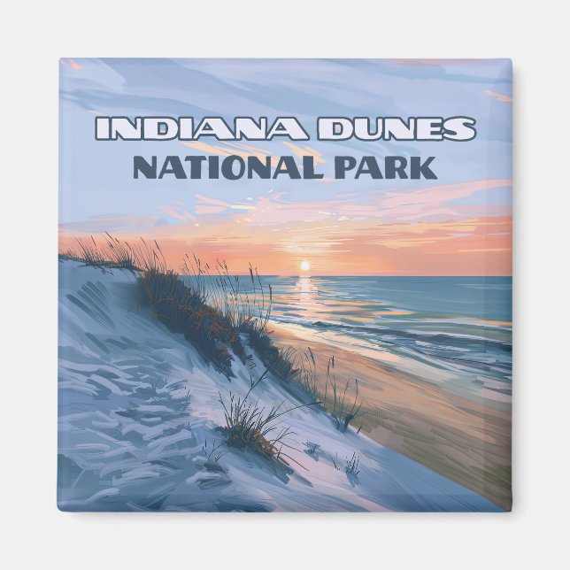 Indiana Dunes National Park Lake Michigan Magnet (Front)