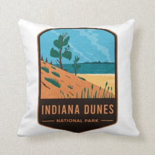 Indiana Dunes National Park Throw Pillow