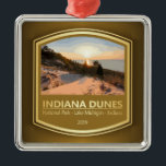 Indiana Dunes NP (PF1) Metal Ornament<br><div class="desc">Indiana Dunes National Park.</div>