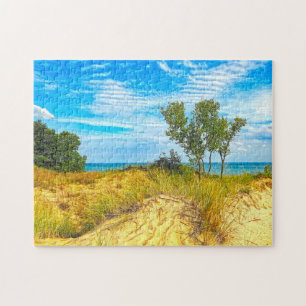 Indiana Dunes State Park Michigan. Jigsaw Puzzle