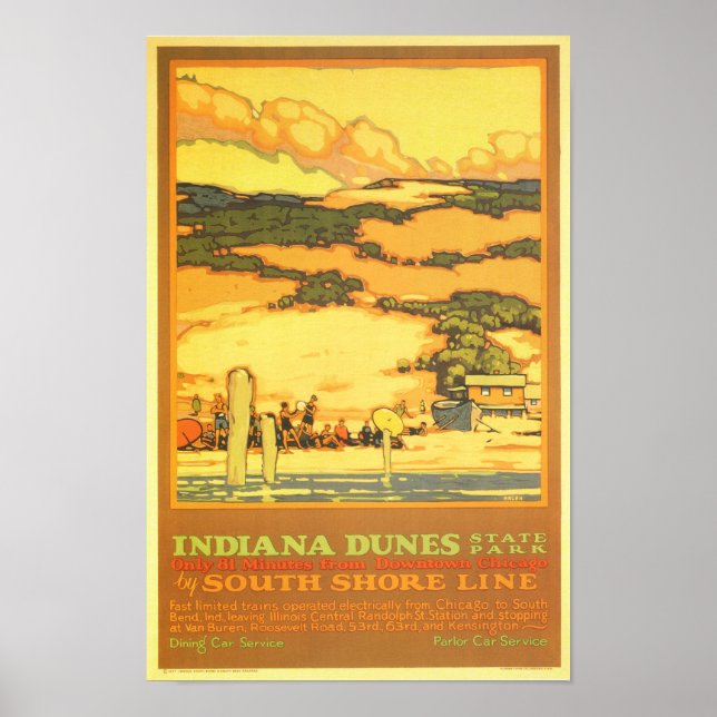 Indiana Dunes State Park Poster (Front)