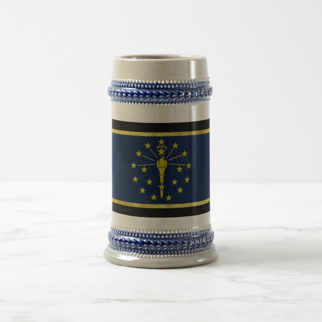 Indiana flag beer stein (Center)