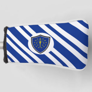 Indiana flag golf head cover