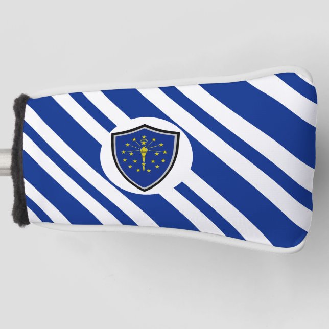 Indiana flag golf head cover (Front)