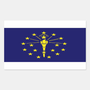 Indiana Flag Sticker