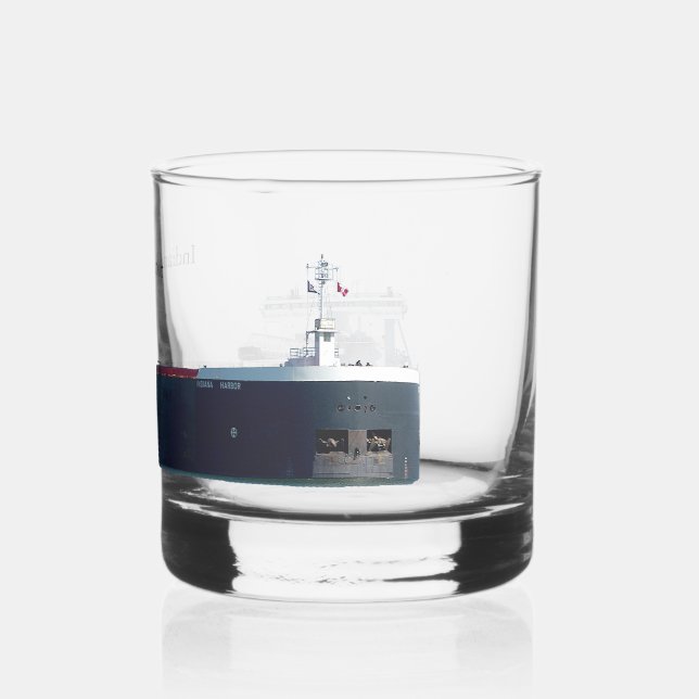 Indiana Harbour glass (Back)