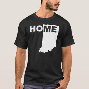 Indiana Home Away From State T-Shirt Tees