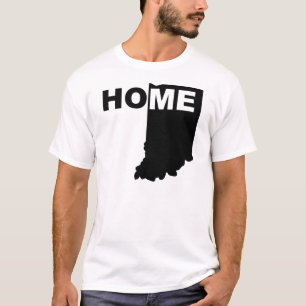 Indiana Home Away From State T-Shirt Tees