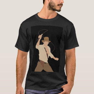Indiana Jones Illustration Photographic Print.png T-Shirt