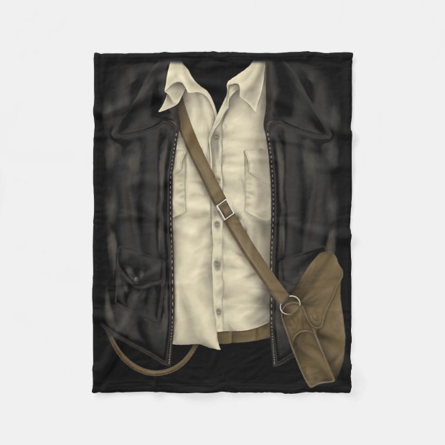 Indiana Jones Raiders Of The Lost Ark Halloween Co Fleece Blanket (Front)