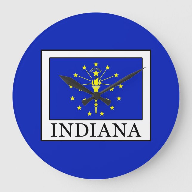Indiana Large Clock (Front)
