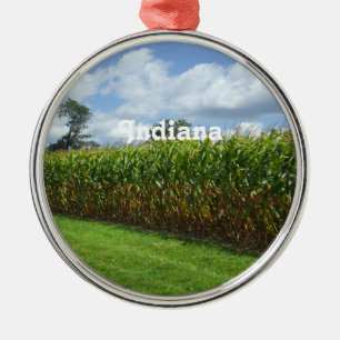 Indiana Metal Ornament