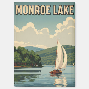 Indiana Monroe Lake Travel Magnet