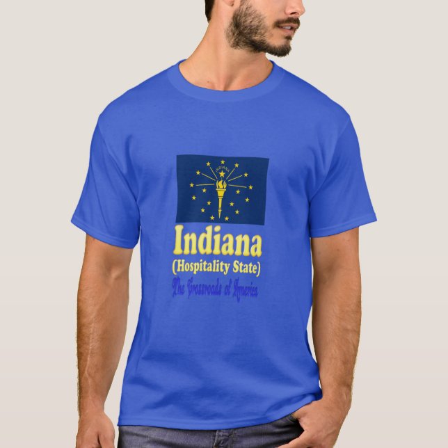 Indiana olor print Oversized T-Shirt (Front)