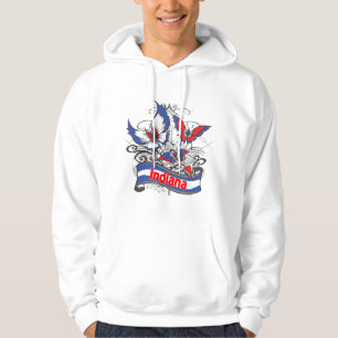 Indiana Patriotism Butterfly Hoodie