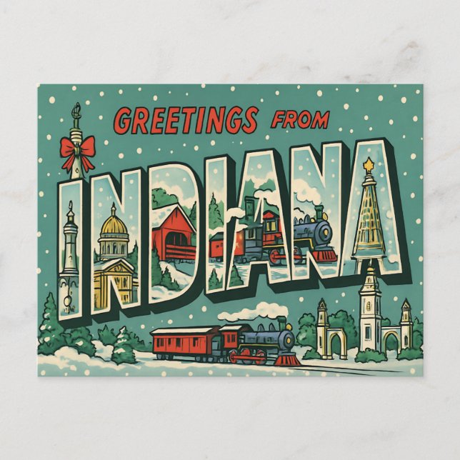 INDIANA Postcard (Front)