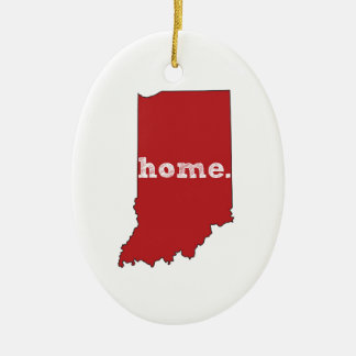INDIANA PROUD CERAMIC ORNAMENT