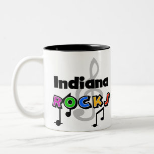 Indiana Rocks Two-Tone Coffee Mug