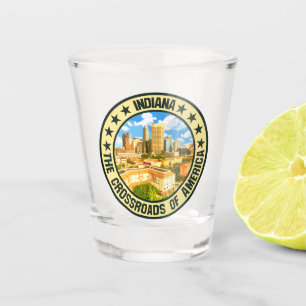 Indiana shot glass