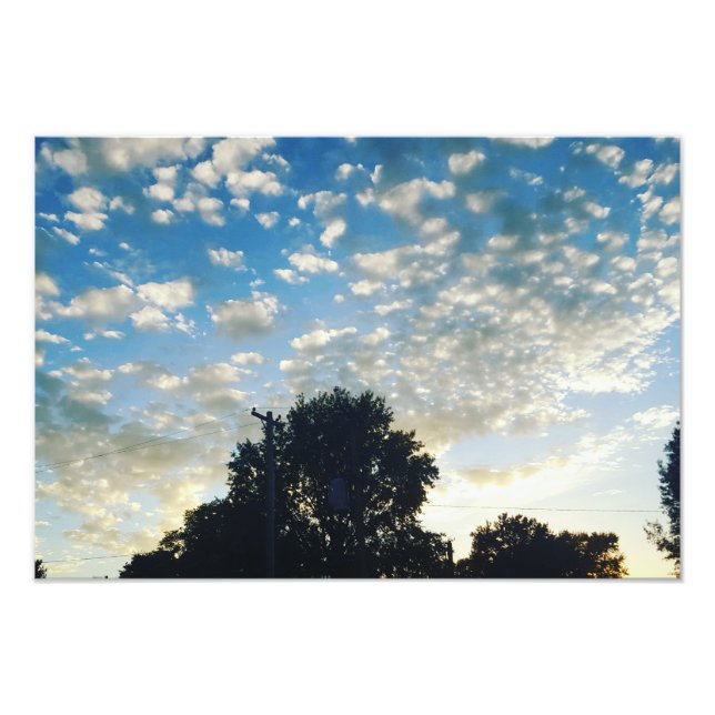 Indiana Sky Photo Print (Front)