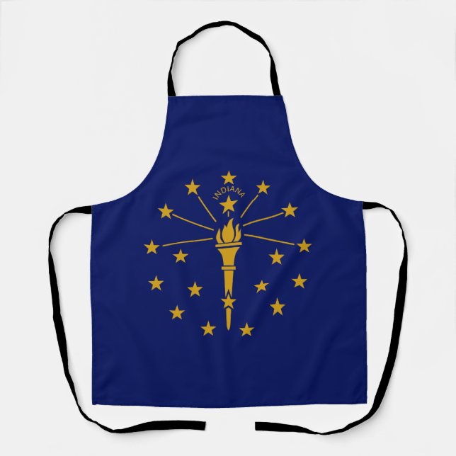 Indiana State Flag Apron (Front)