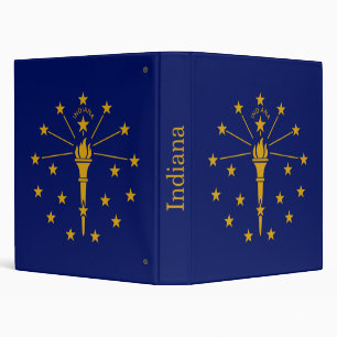Indiana State Flag Binder