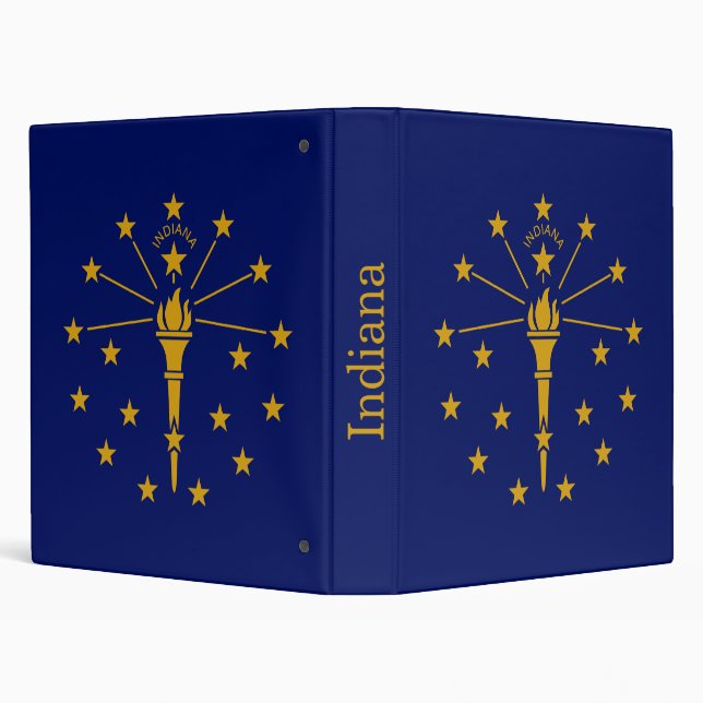 Indiana State Flag Binder (Background)