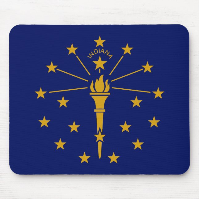 Indiana State Flag Mouse Pad (Front)