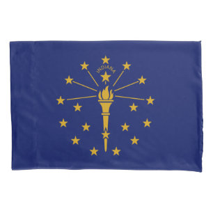 Indiana State Flag Pillowcase