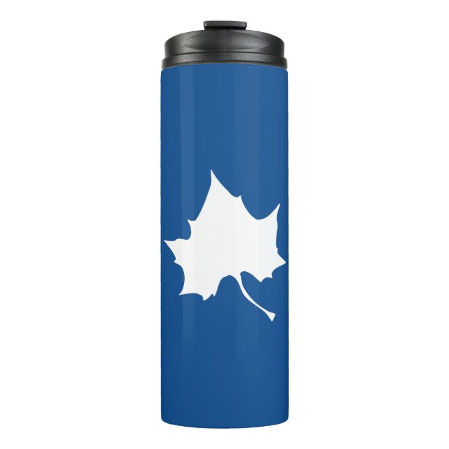 Indiana State Leaf Thermal Tumbler (Front)