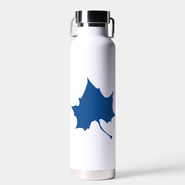 Indiana State Leaf Water Bottle (Front)