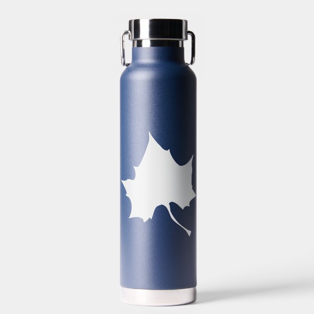 Indiana State Leaf Water Bottle (Front)