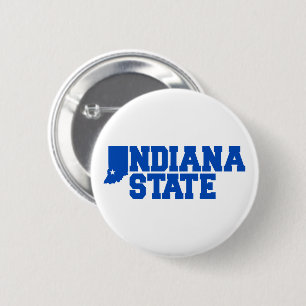 Indiana State Logo 2 Inch Round Button