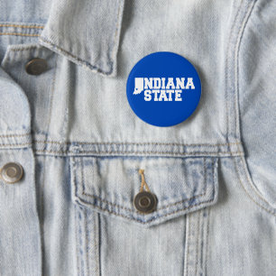 Indiana State Logo 2 Inch Round Button