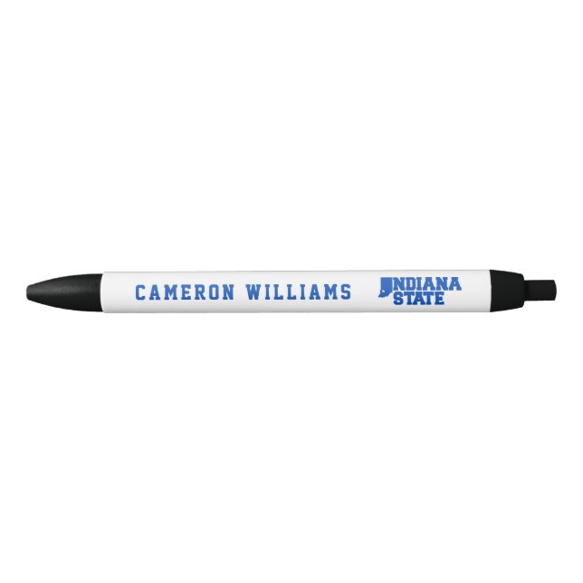 Indiana State Logo Black Ink Pen (Front)