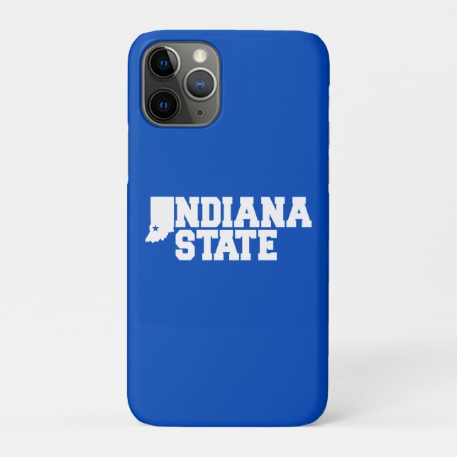 Indiana State Logo Case-Mate iPhone Case (Back)