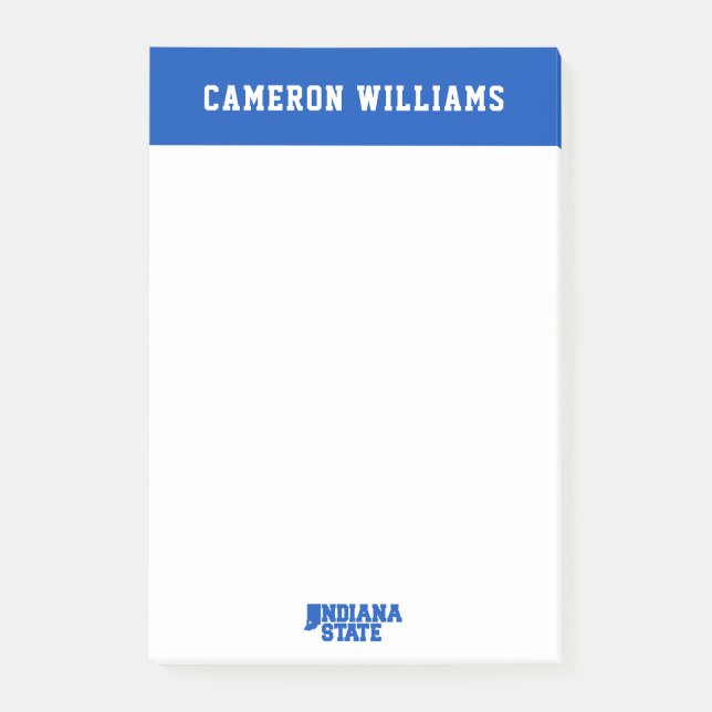 Indiana State Logo Post-it Notes (Front)