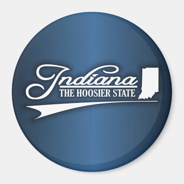 Indiana State of Mine Magnet (Front)