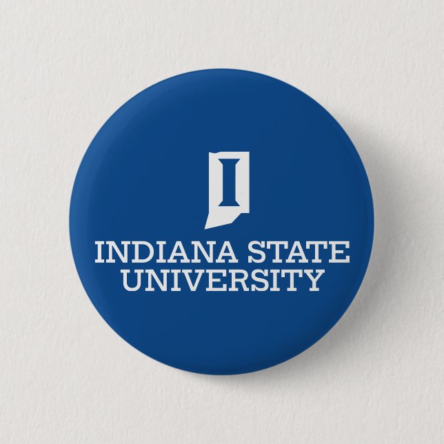 Indiana State University 2 Inch Round Button (Front)