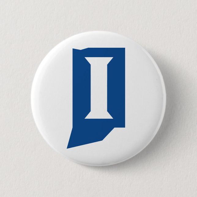 Indiana State University 2 Inch Round Button (Front)