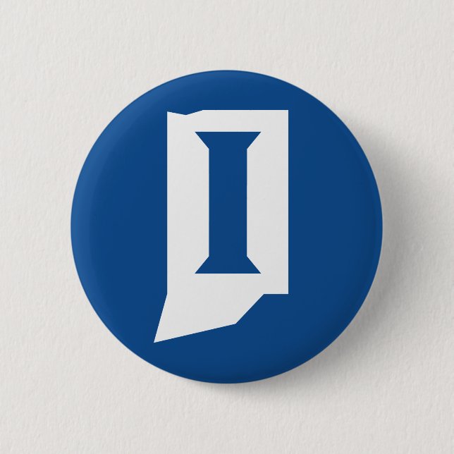 Indiana State University 2 Inch Round Button (Front)