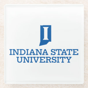 Indiana State University Glass Coaster